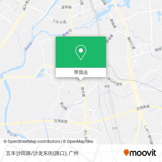 五丰沙田路/沙龙东街(路口)地图
