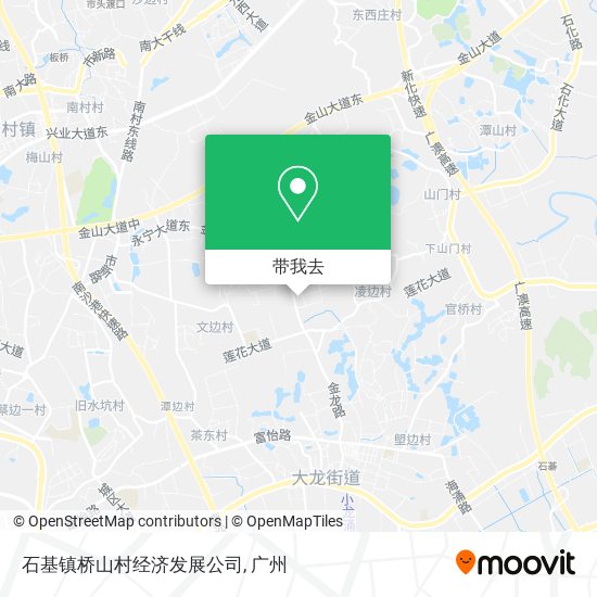 石基镇桥山村经济发展公司地图