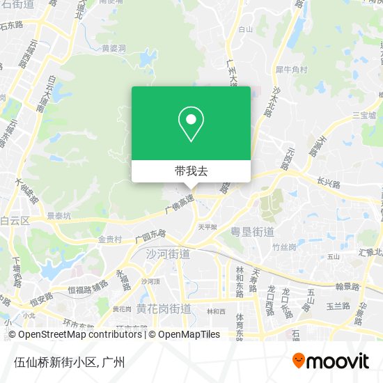 伍仙桥新街小区地图