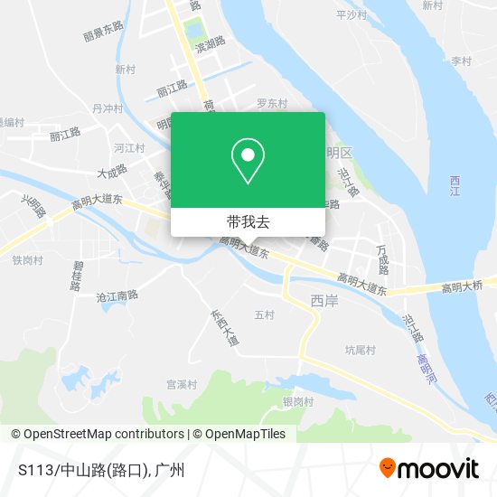 S113/中山路(路口)地图