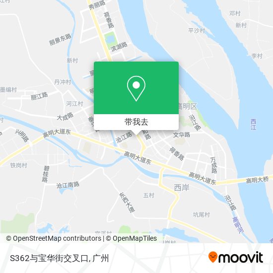 S362与宝华街交叉口地图