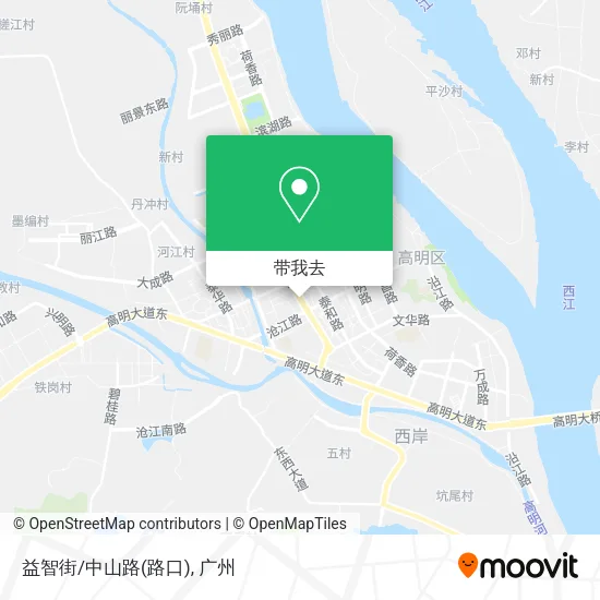 益智街/中山路(路口)地图