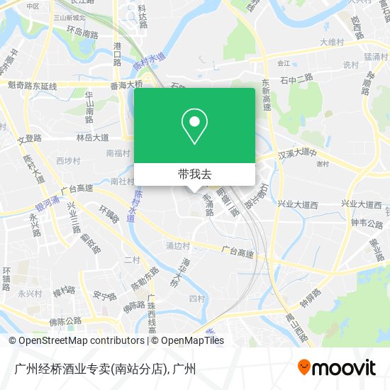 广州经桥酒业专卖(南站分店)地图
