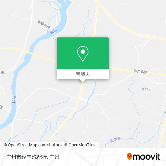 广州市经丰汽配行地图