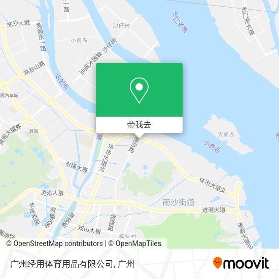 广州经用体育用品有限公司地图