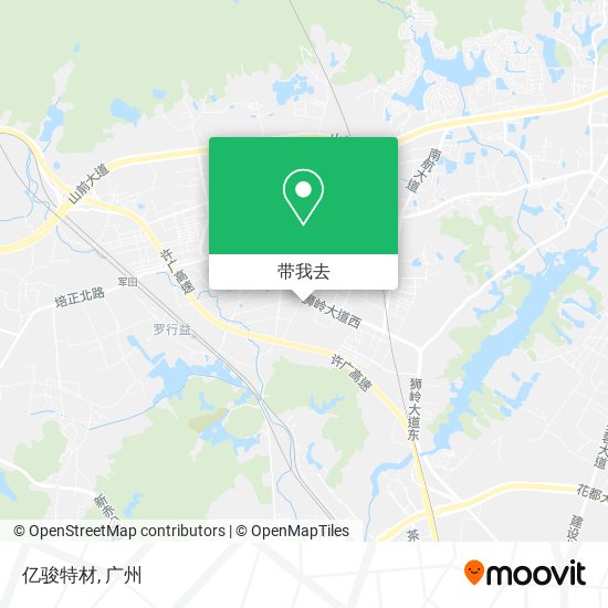 亿骏特材地图