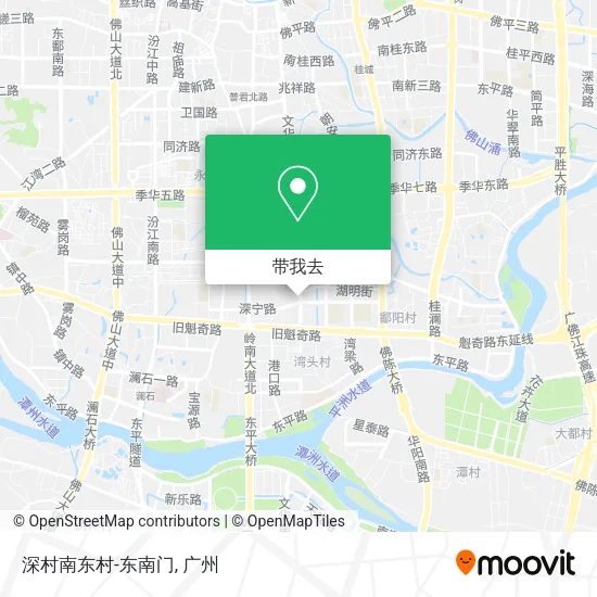 深村南东村-东南门地图
