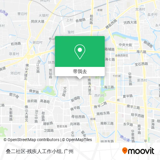 叠二社区-残疾人工作小组地图