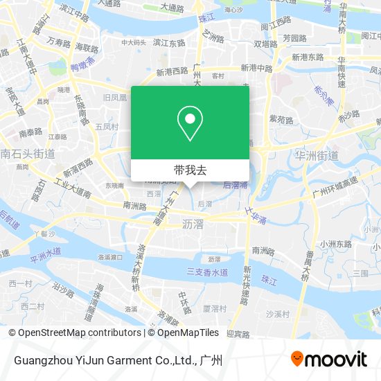 Guangzhou YiJun Garment Co.,Ltd.地图