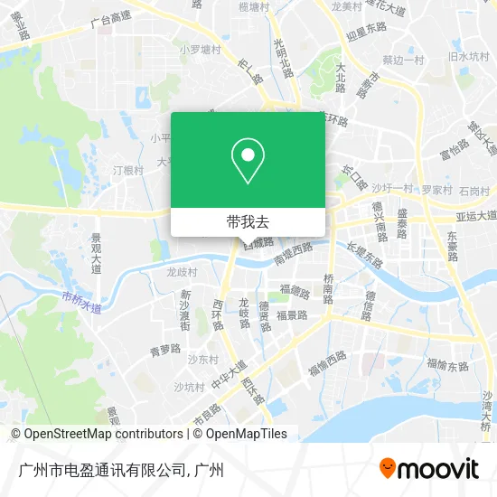 广州市电盈通讯有限公司地图