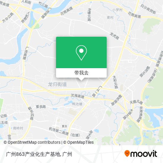 广州863产业化生产基地地图
