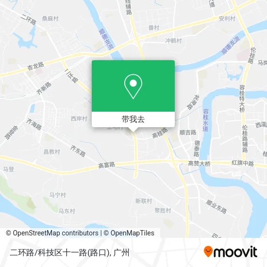 二环路/科技区十一路(路口)地图