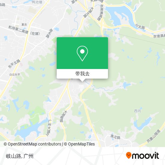岐山路地图