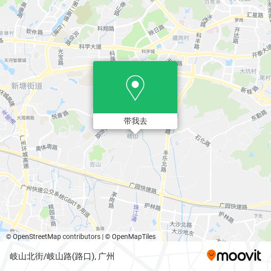 岐山北街/岐山路(路口)地图