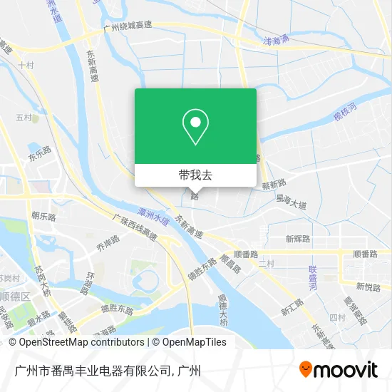 广州市番禺丰业电器有限公司地图