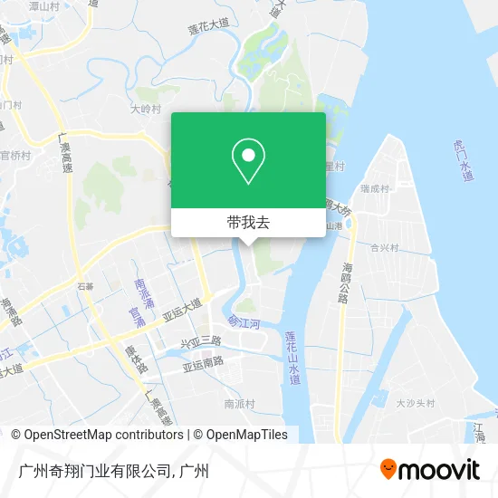 广州奇翔门业有限公司地图