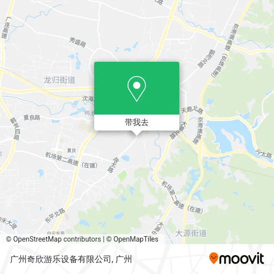 广州奇欣游乐设备有限公司地图
