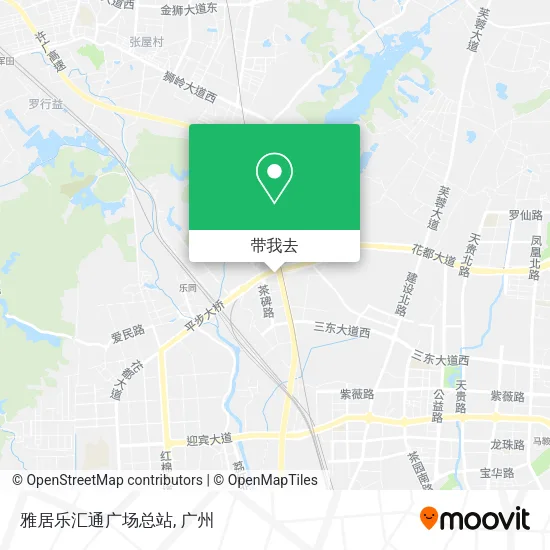 雅居乐汇通广场总站地图