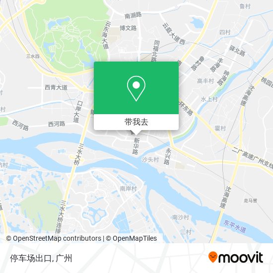 停车场出口地图