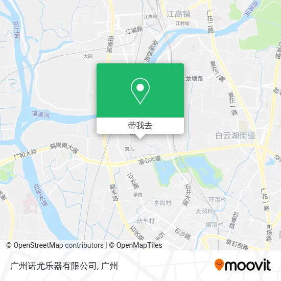广州诺尤乐器有限公司地图