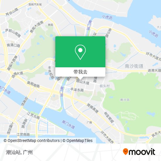 潮汕站地图