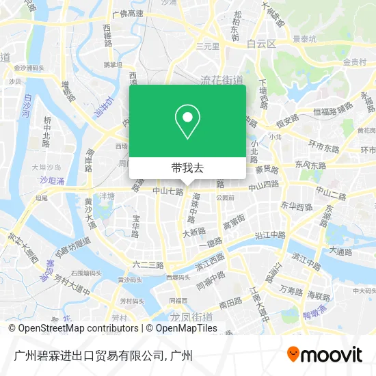广州碧霖进出口贸易有限公司地图