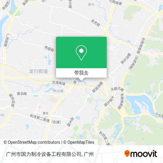 广州市国力制冷设备工程有限公司地图
