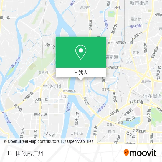 正一田药店地图