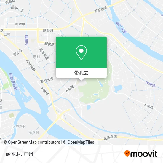 岭东村地图