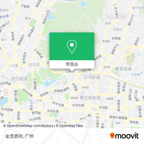 金贵西街地图