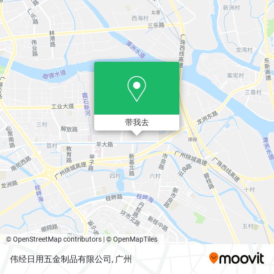 伟经日用五金制品有限公司地图