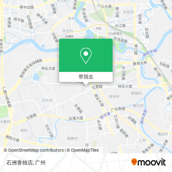 石洲香烛店地图