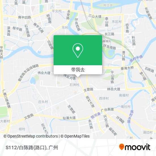 S112/白陈路(路口)地图