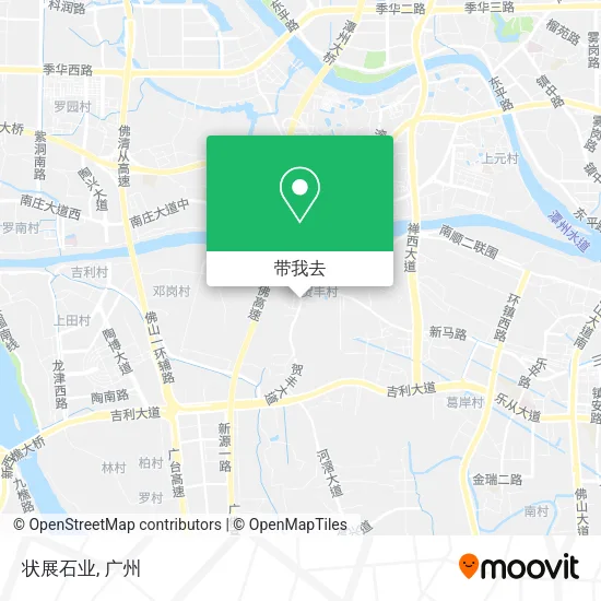 状展石业地图