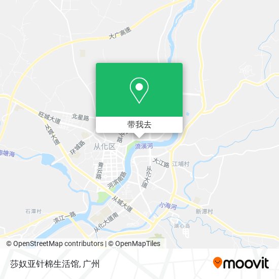 莎奴亚针棉生活馆地图