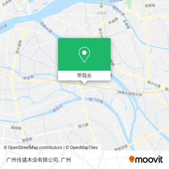 广州传盛木业有限公司地图