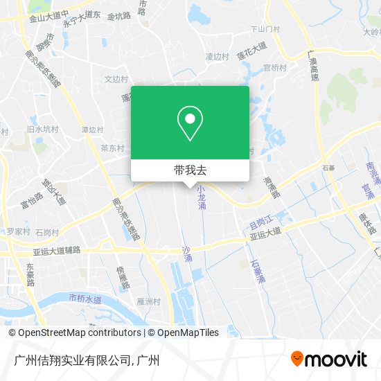 广州佶翔实业有限公司地图