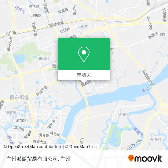 广州派傲贸易有限公司地图