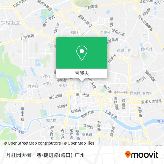 丹桂园大街一巷/捷进路(路口)地图