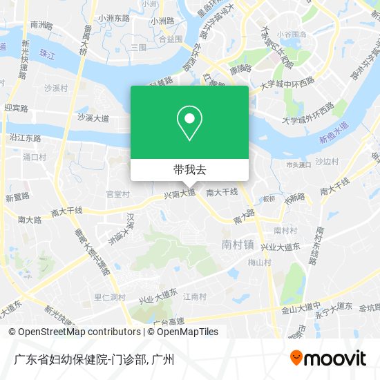 广东省妇幼保健院-门诊部地图
