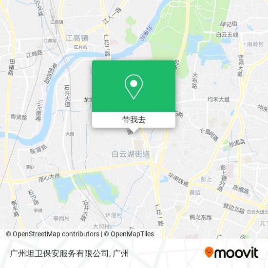 广州坦卫保安服务有限公司地图