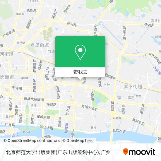北京师范大学出版集团(广东出版策划中心)地图