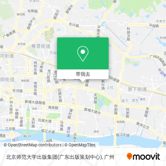 北京师范大学出版集团(广东出版策划中心)地图
