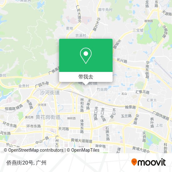 侨燕街20号地图
