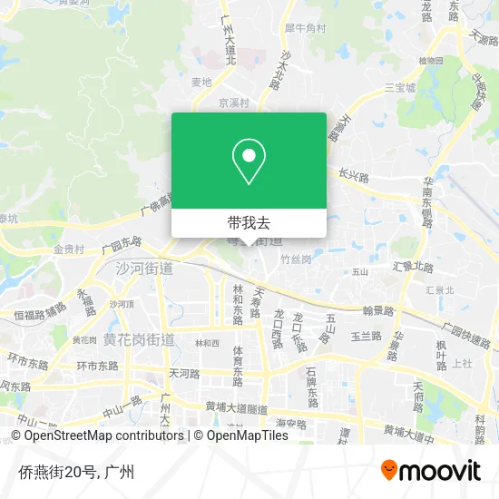侨燕街20号地图