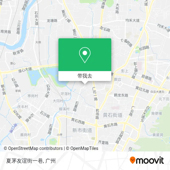 夏茅友谊街一巷地图