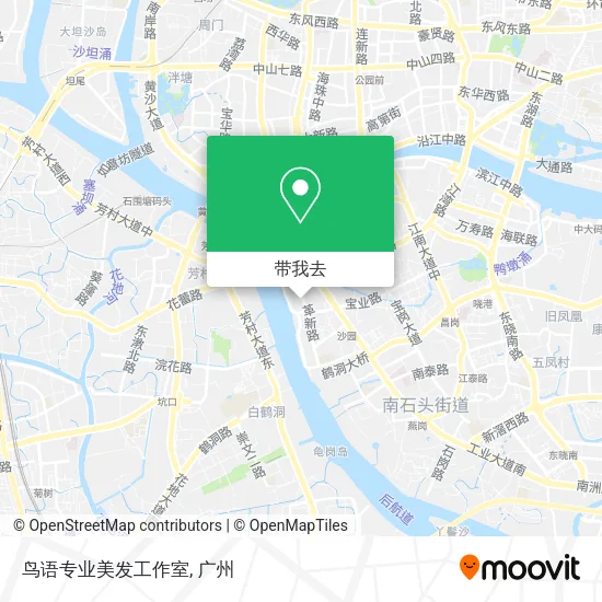 鸟语专业美发工作室地图