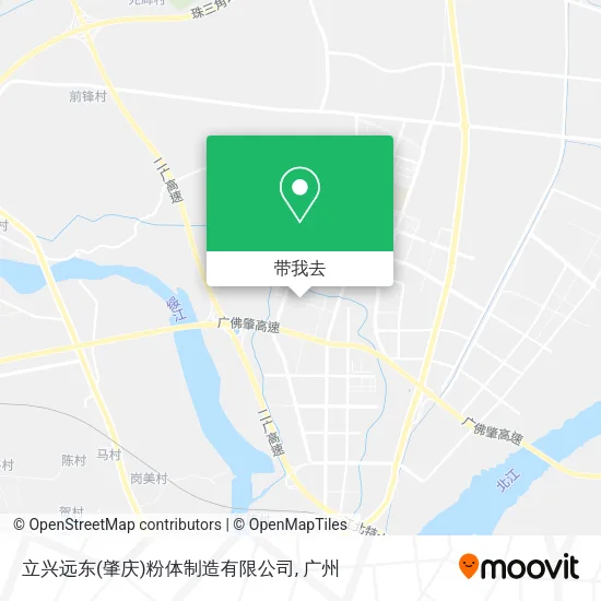 立兴远东(肇庆)粉体制造有限公司地图