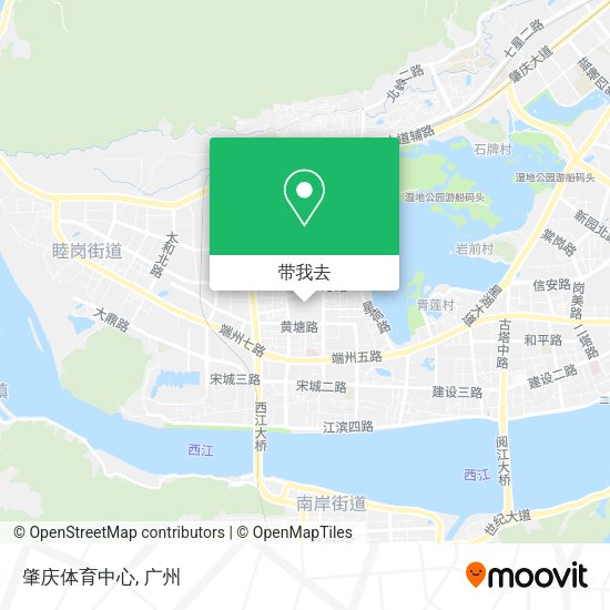 肇庆体育中心地图