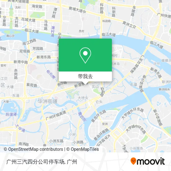 广州三汽四分公司停车场地图